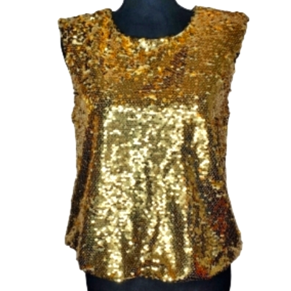 Marc New York Andrew New York Sequin Top